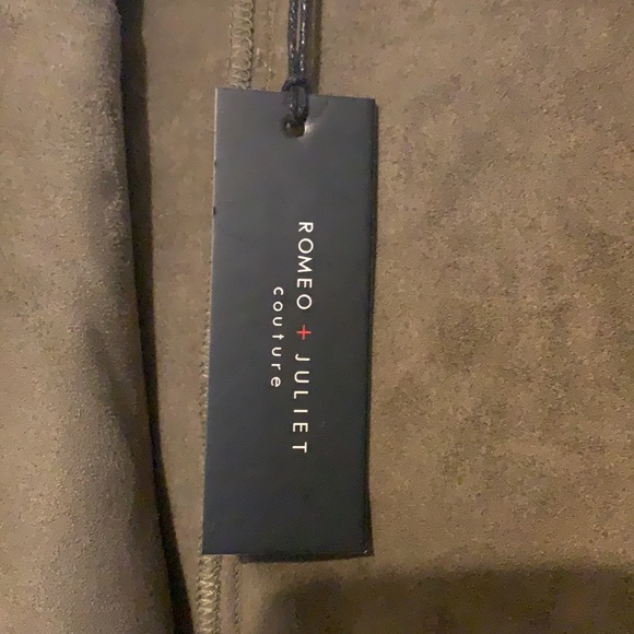 Romeo and Juliet Couture Suede Moto Jacket - Picture 2 of 5